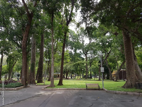 A park in the center og hcmc vietnam