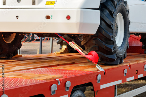 Slika na platnu Load anchorage, load restraint with lashing strap.