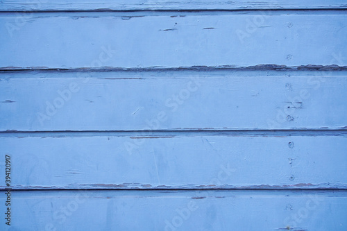 fondo de textura de tablones de madera pintados de azul