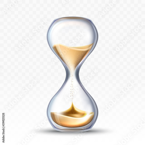 Hourglass Sandglass Measuring Time Tool Vector Illustration