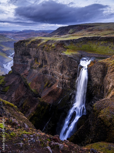 Haifoss waterfall photo