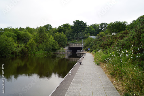 the Falkirk Wheel , the Falkirk Tunnel and the Union Canal photo