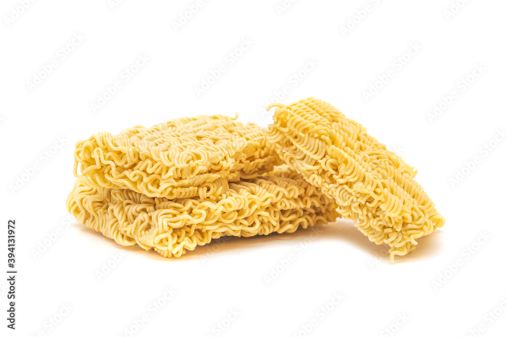 Instant noodles isolated on white background Instant noodles isolated on white background
