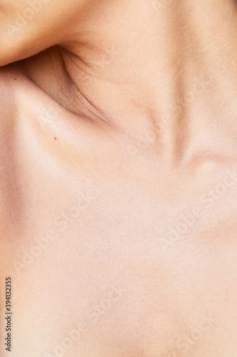 Wallpaper Mural Woman neck and chest close up Torontodigital.ca