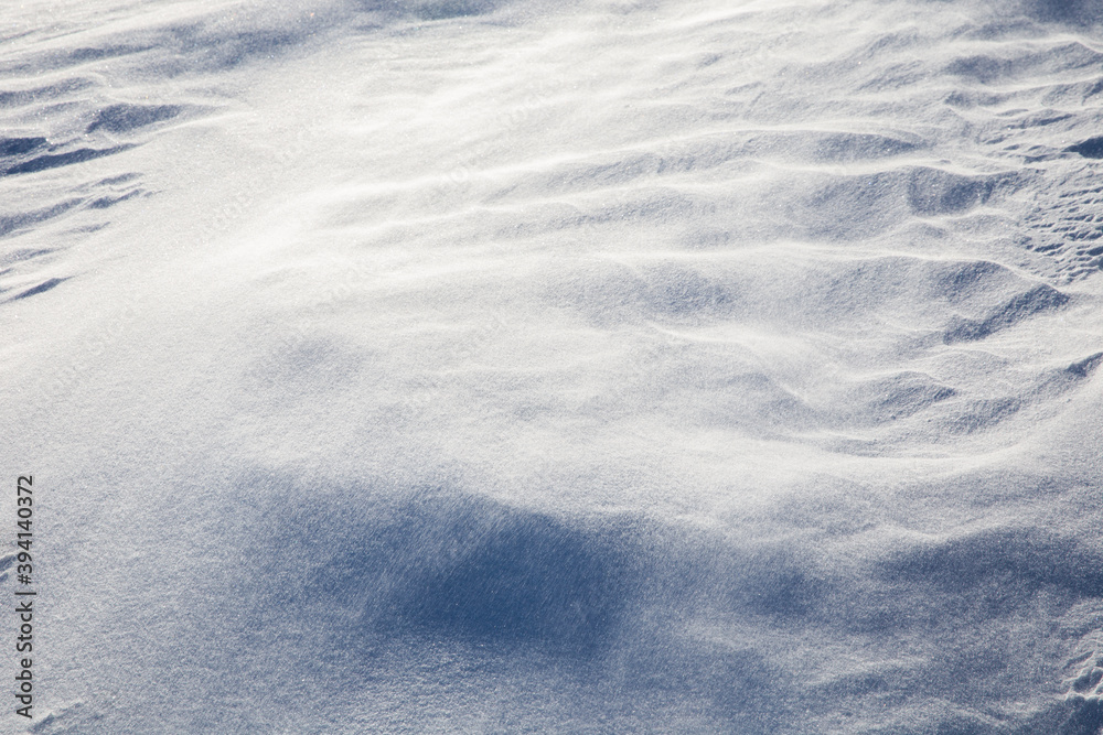 Abstract formations from snow and ice in heavy winter during blizzard. Abstract formations from snow and ice in heavy winter during blizzard.