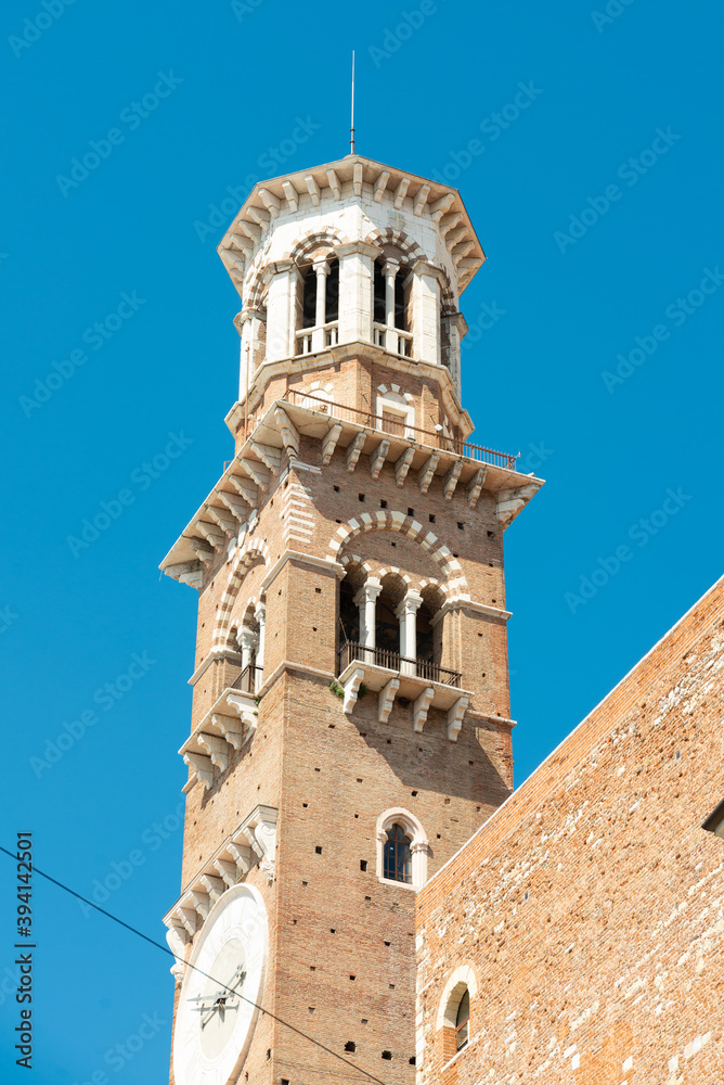 Church tower in Verona