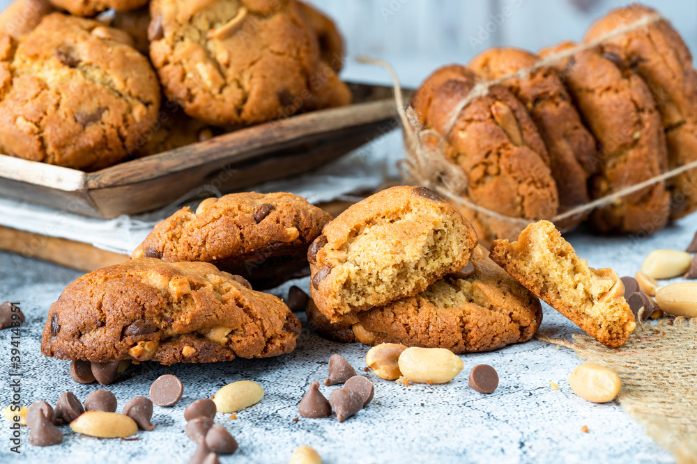 Peanut butter chocolate chip cookies Peanut butter chocolate chip cookies
