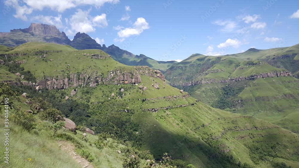 Scenery around Natal Drakensberg National Park