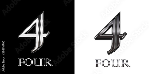 number two logo can be used company logo, product logo, brand logo and corporate identity