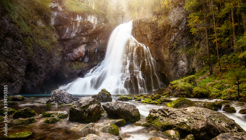 Gollinger Waterfall in Golling  Austria
