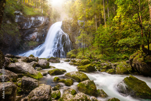 Fototapeta Naklejka Na Ścianę i Meble -  Gollinger Waterfall in Golling, Austria