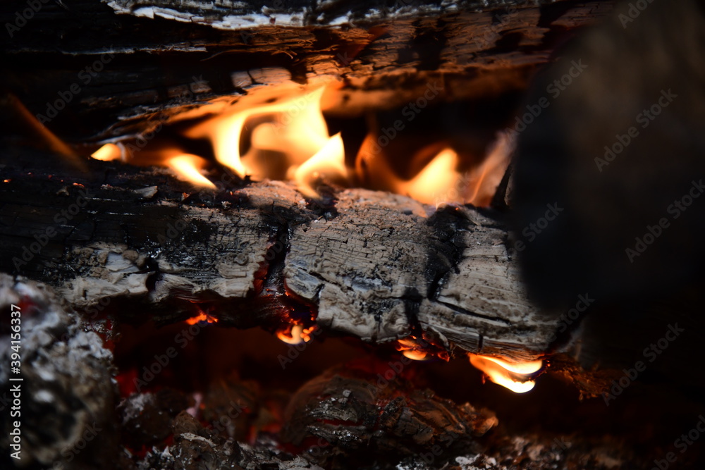 burning wood burning in the fireplace burning wood burning in the fireplace