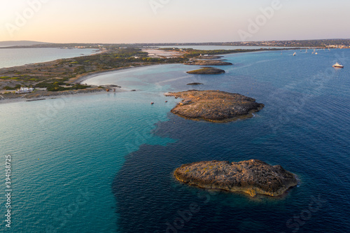Fototapeta Naklejka Na Ścianę i Meble -  Sunrise and noon in Formentera ... any time is good in paradise !!!