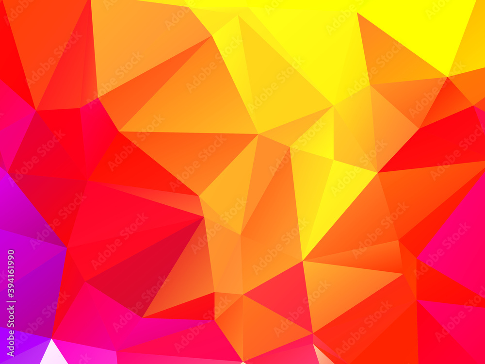 Abstract colorful triangular geometric crystal background Abstract colorful triangular geometric crystal background