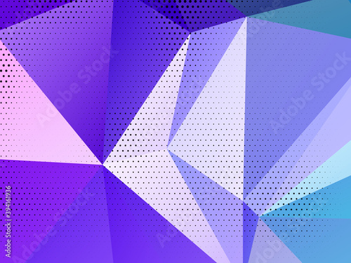 Abstract polygonal triangles colorful background