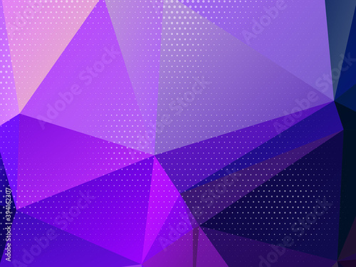Abstract polygonal triangles colorful background