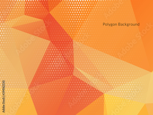 Decorative background with colorful polygon shapes
