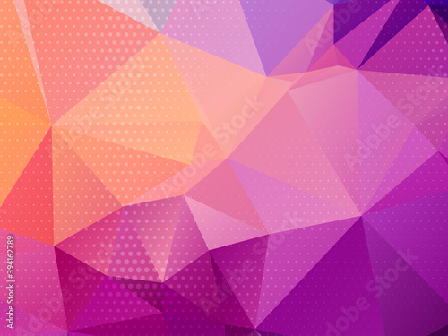 Modern colorful geometric polygon background