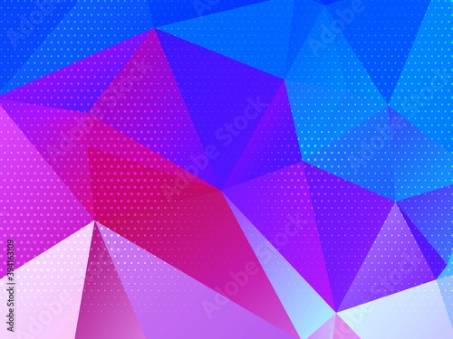 Modern colorful geometric polygon background