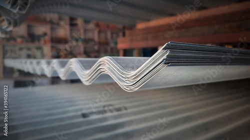 aluminium zinc zigzag shaped roofing sheets for sell in shop