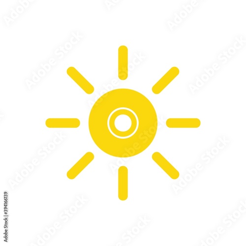 Sun storage platform logo design. Sun and storage, cassette, retention, element design.