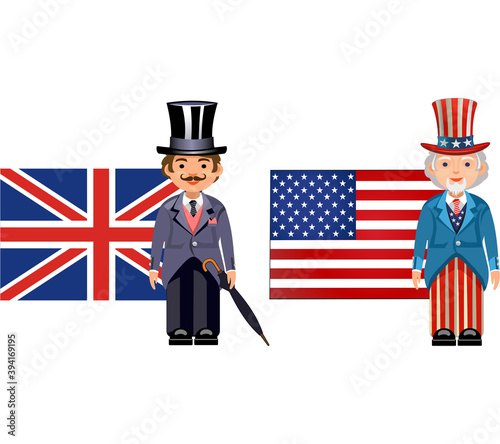 American English Flag
