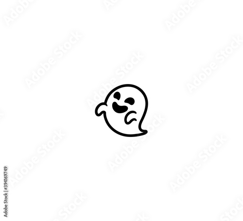 Ghost vector isolated icon illustration. Ghost icon