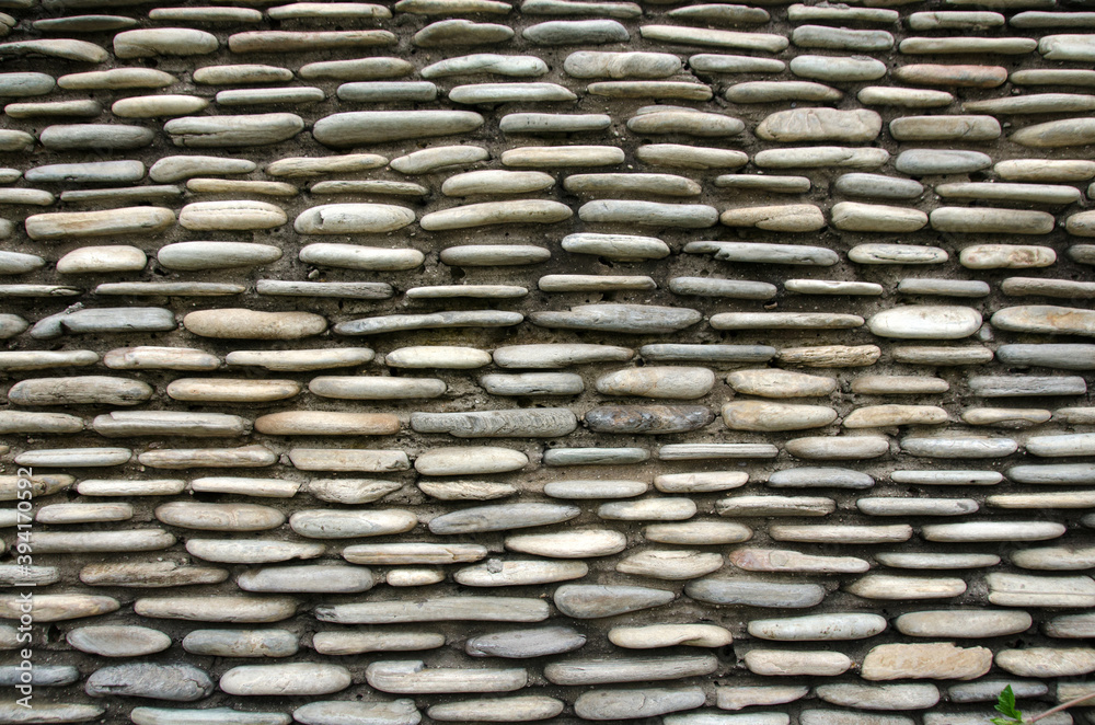 Pattern of decorative stone wall background. texture of rock