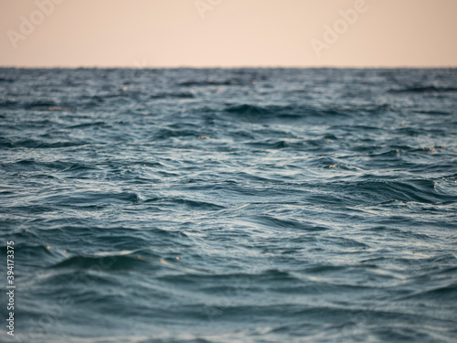 blue sea wave landscape horizon