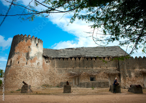 The old fort built by Bwana Mataka, Lamu County, Siyu, Kenya photo