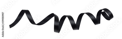 Black silk twisted ribbon i...