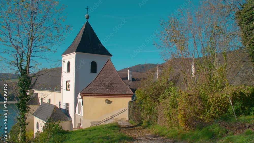 Schönbühel Abbey above river Danube in lower Austria Schönbühel Abbey above river Danube in lower Austria