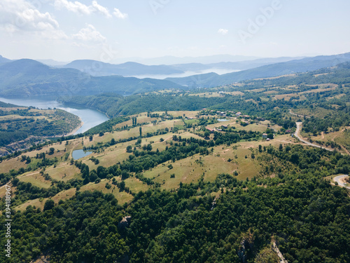 Arda River meander and Kardzhali Reservoir  Bulgaria