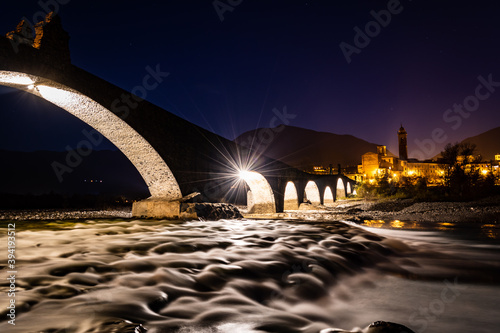 Tableau sur toile Ponte Gobbo - Bobbio