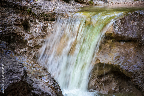 Fototapeta Naklejka Na Ścianę i Meble -  Waterfall cascata della Soffia in Italy.