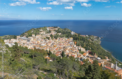 Taormina - The outlook over the city.