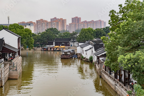 View of a canal in Suzhou, Eastern China