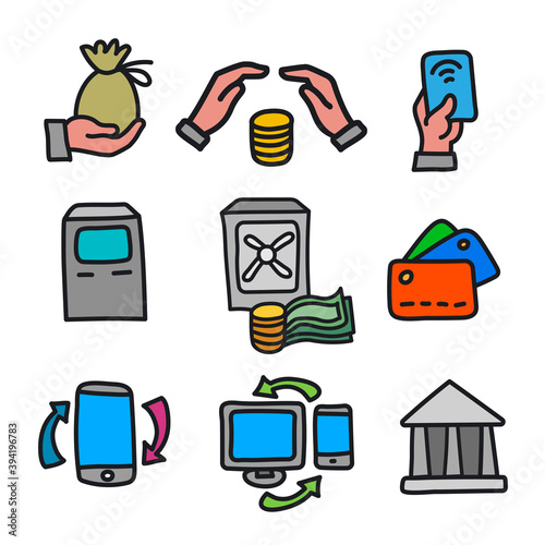 finance and banking icons