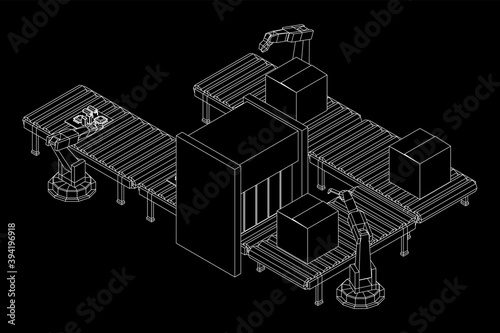 Robotic arm manufacture technology industry assembly mechanic hand