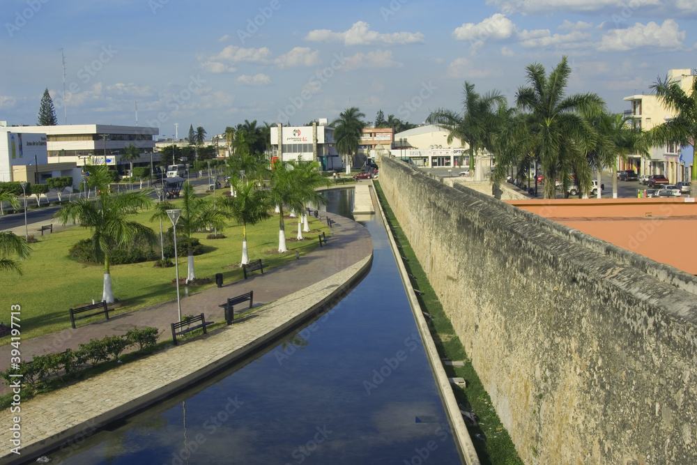 Historic town of Campeche, Rampart, Province of Campeche, Yucatan peninsula, Mexico, UNESCO World Heritage Site