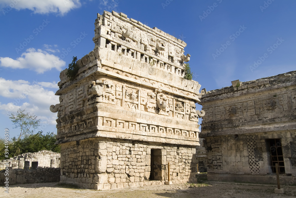 La Iglesia, The Church, Complex Las Monjas, Chichen Itza; Yucatan, Mexico, UNESCO World Heritage Site