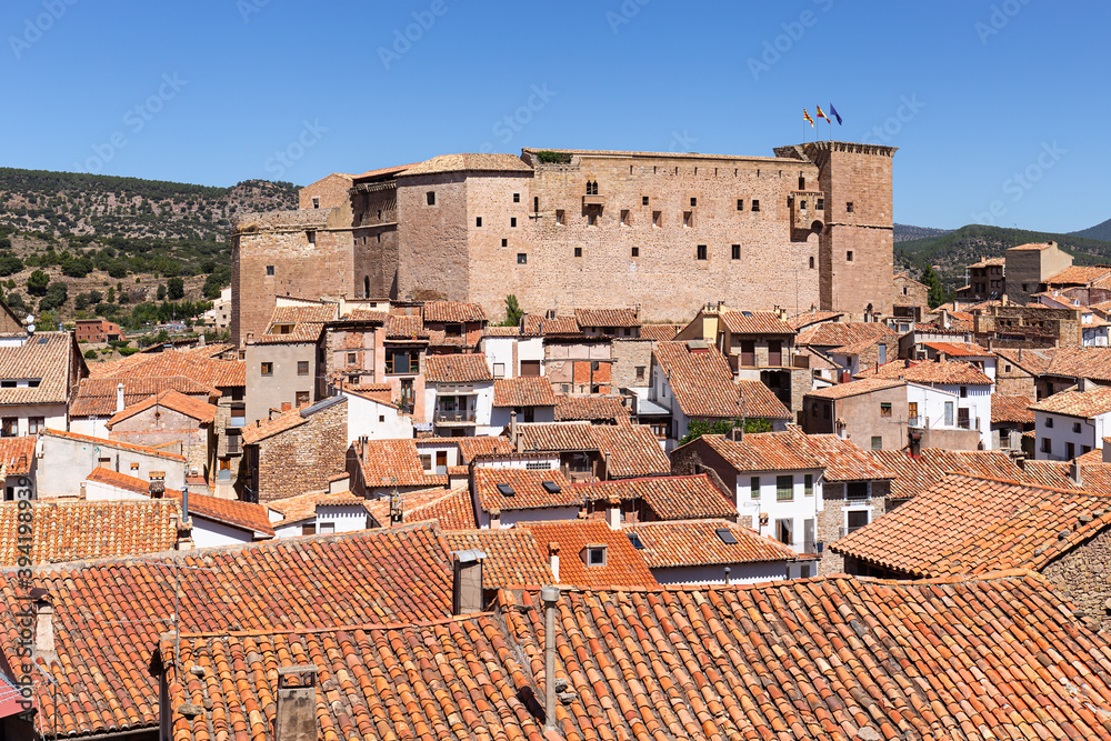 View of Mora de Rubielos in Teruel, Spain