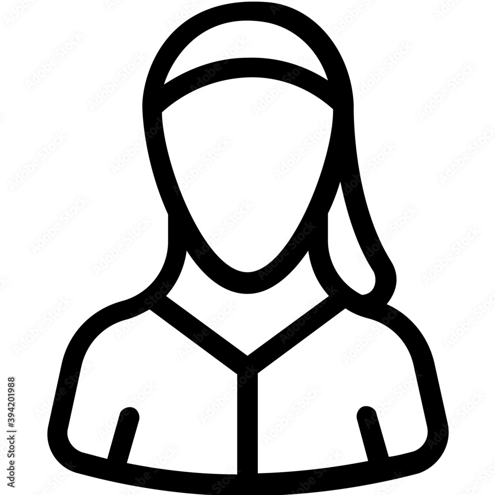 Lady Line Vector Icon
Lady Line Vector Icon