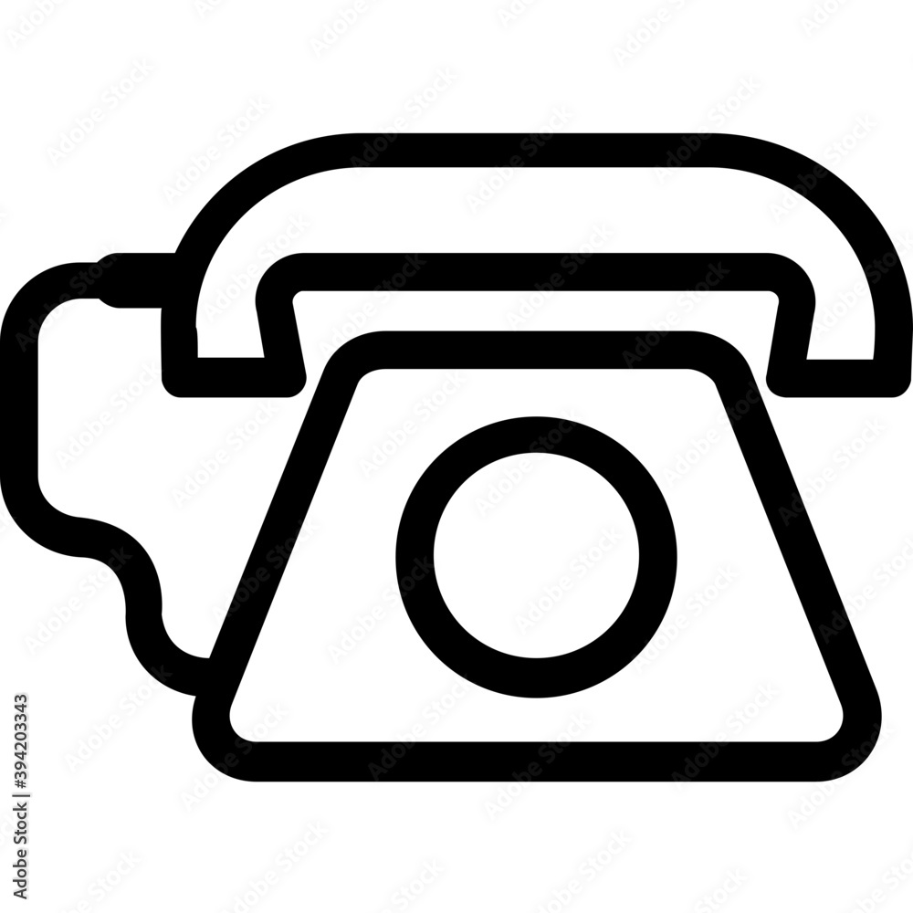 Telephone Vector Icon
Telephone Vector Icon