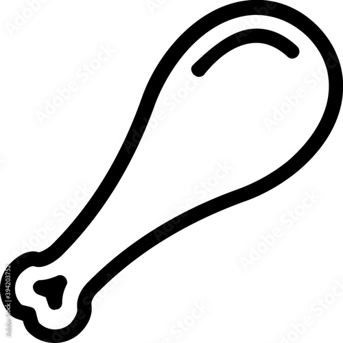 
Drumstick Vector Icon
