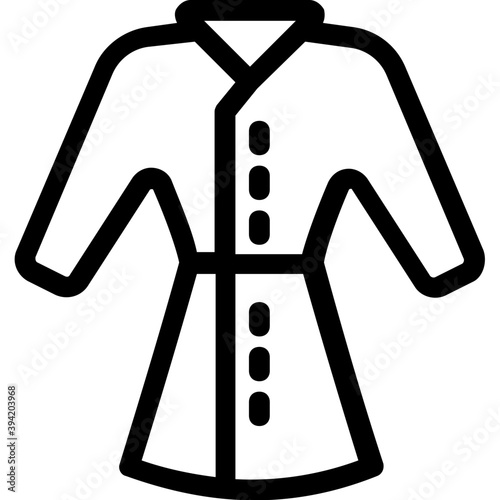 
Bathrobe Vector Icon
