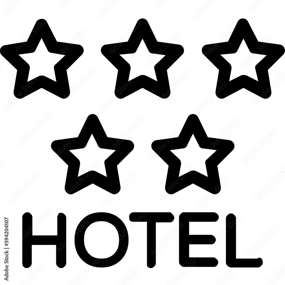 Five Star Hotel Vector Icon
Five Star Hotel Vector Icon