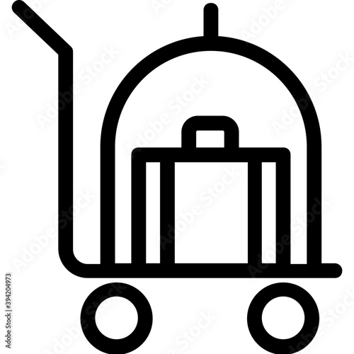 
Trolley Vector Icon
