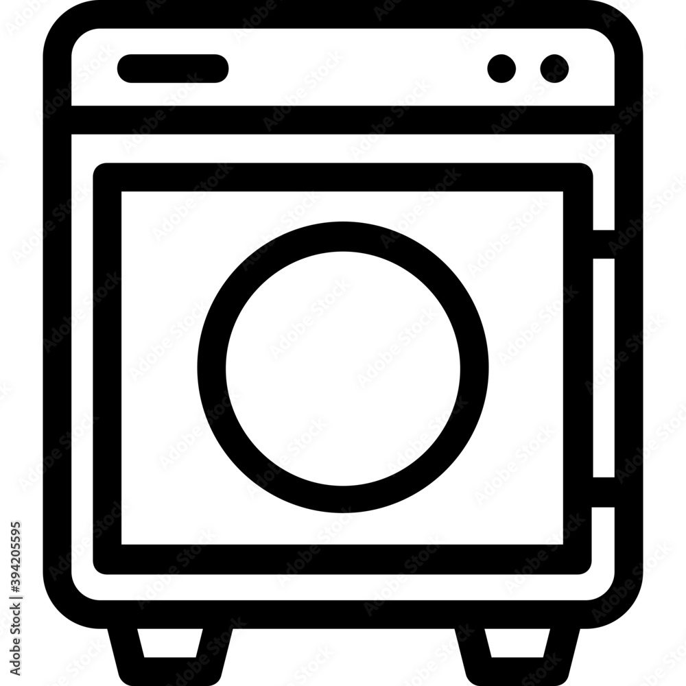 Washing Machine Vector Icon
Washing Machine Vector Icon