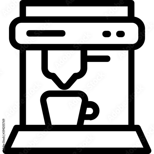 
Coffee Machine Vector Icon
